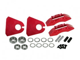 3Racing Part #3RAC-AD12/V3C/RE Realistic Front Brake Bot For - Red