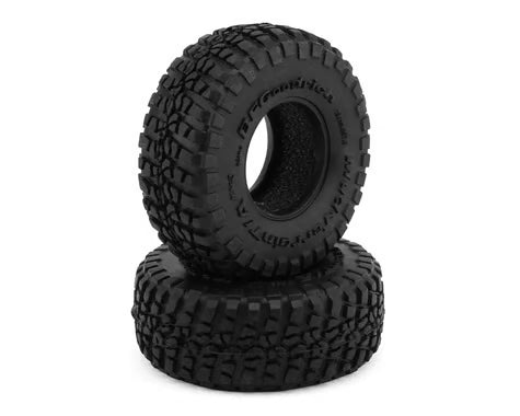 RC4WD Part #Z-T0214 BFGoodrich Mud Terrain T/A KM2 0.7" Scale Micro Crawler Tires (2) (X2S3) (41mm OD) w/Foam Inserts