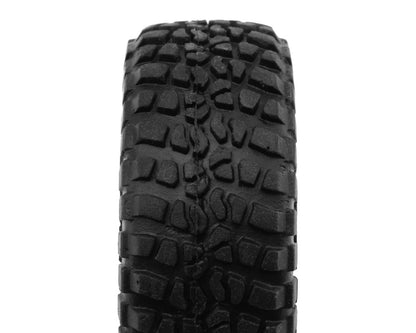 RC4WD Part #Z-T0214 BFGoodrich Mud Terrain T/A KM2 0.7" Scale Micro Crawler Tires (2) (X2S3) (41mm OD) w/Foam Inserts