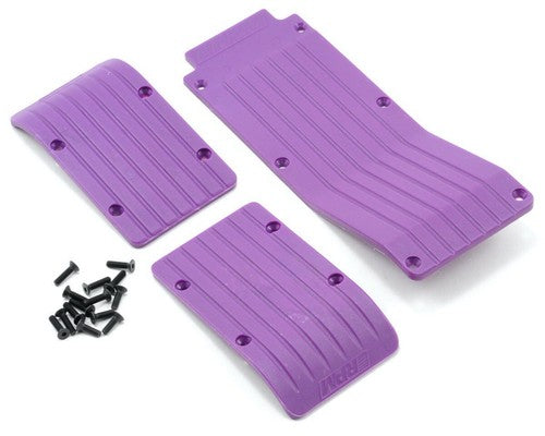 RPM T/E-Maxx Skid / Wear Plate Set (Purple) 80118