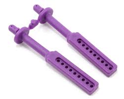 RPM Long Body Mounts for the Traxxas T-Maxx & E-Maxx - Purple