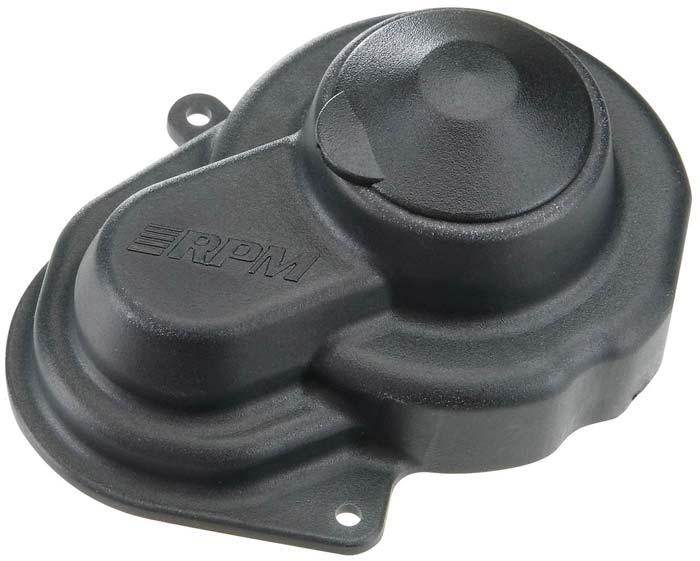RPM 80522 Gear Cover Black XL-5/VXL Traxxas Bandit Rustler Stampede Slash - PowerHobby