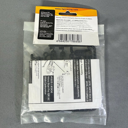 HPI Racing Part #A889 Slide Carb Throttle Linkage Set (RTR Nitro RS4/Nitro 2)