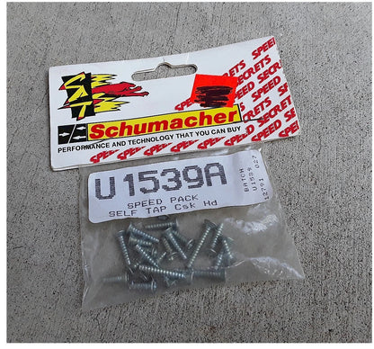 Schumacher Part #U1539A Speed Pack: Self Tap CSK HD