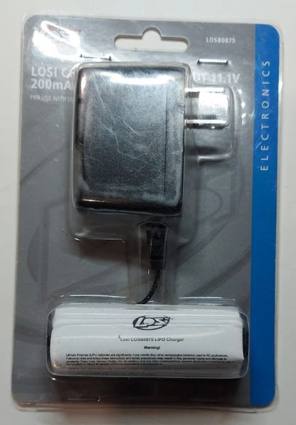 Team Losi Part #LOSB0875 Charger for Mirco-DT 11.1V 200mAh 3S LIPO