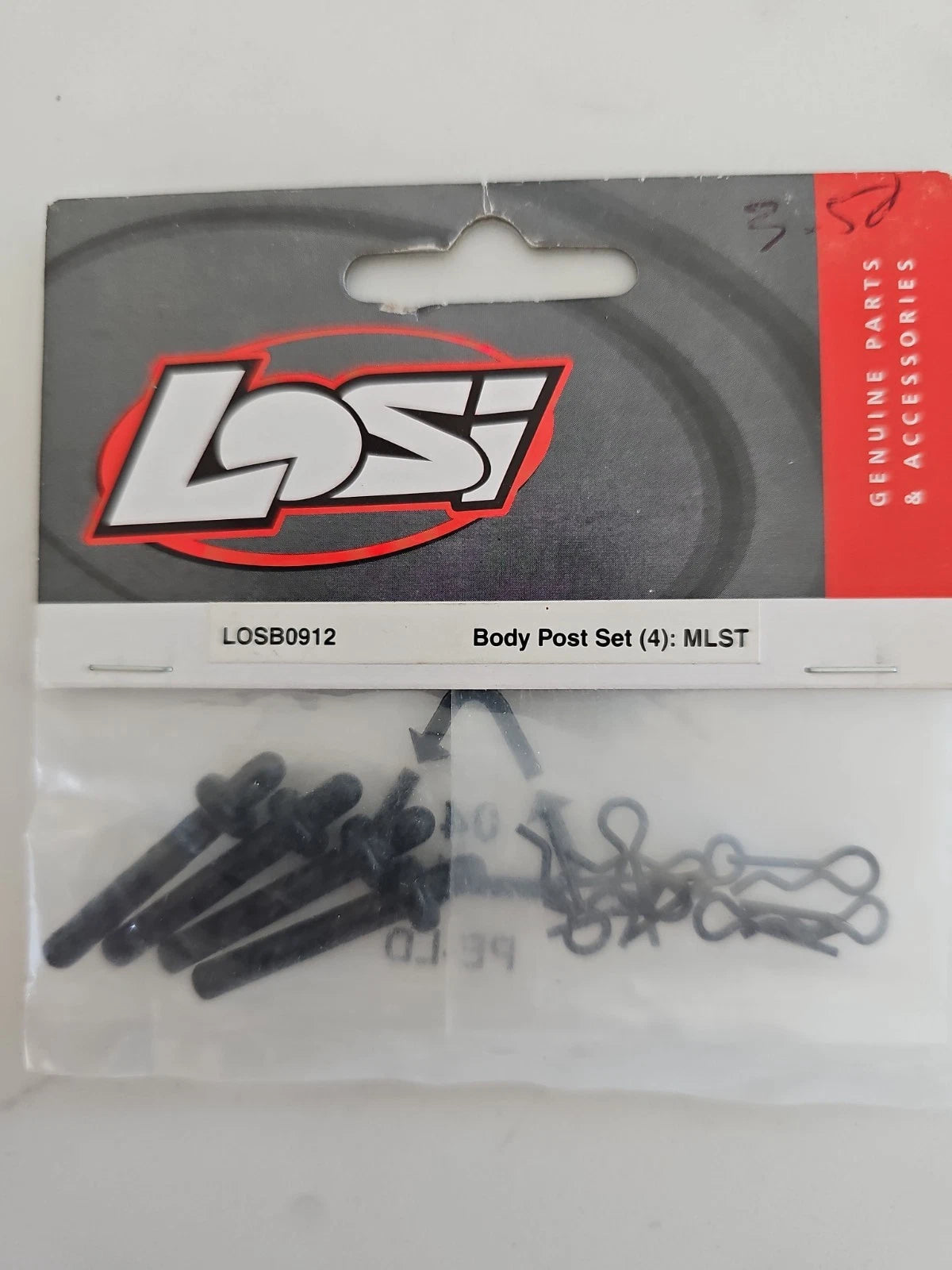 Team Losi Part #LOSB0912 Body Post Set (4) (MLST/2)