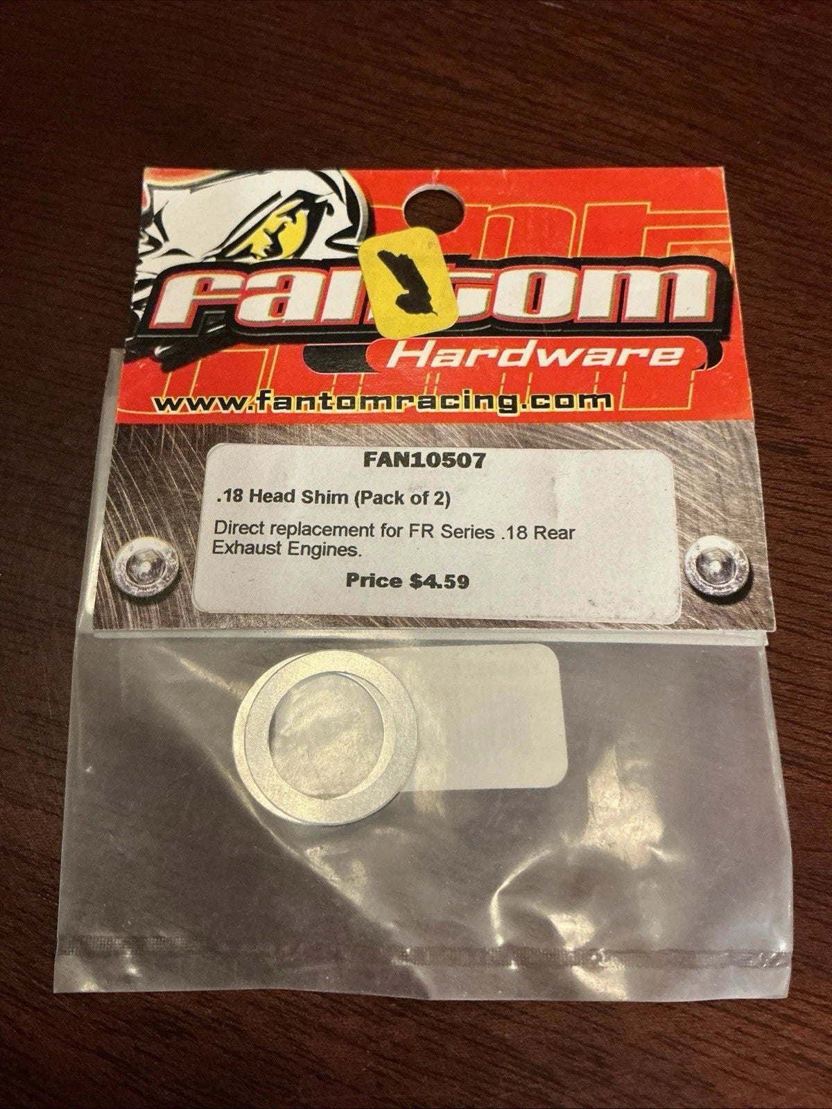 Fantom Hardware Part #F10507 .18 Head Shim (2ct)