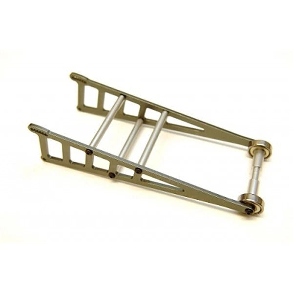 STRC Part #ST3678WGM Aluminum Adjustable Wheelie Bar Kit, for Traxxas Slash 2WD LCG / Rustler / Bandit, GUN METAL