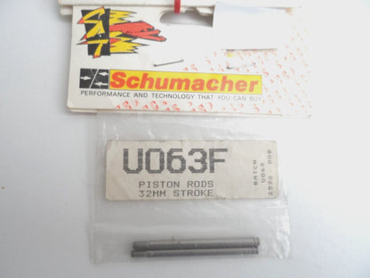 Schumacher Part #U063F Piston Rods 32mm Stroke