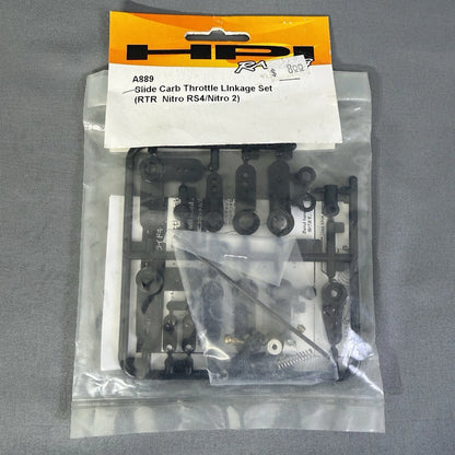 HPI Racing Part #A889 Slide Carb Throttle Linkage Set (RTR Nitro RS4/Nitro 2)