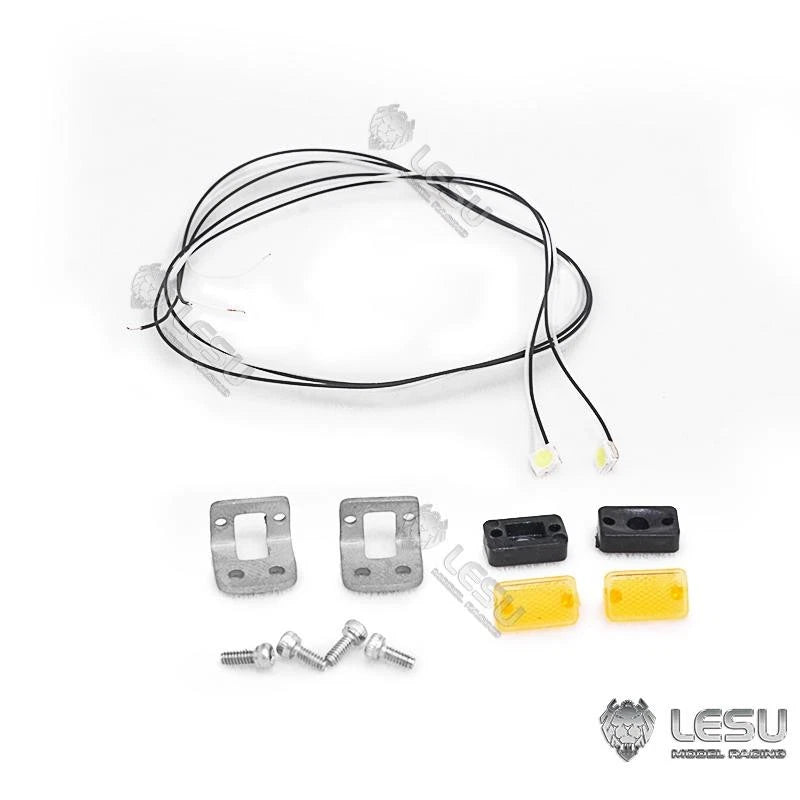 LESU RC Part #TH16992 Plastic Side Lights Marker Lamp for 1/14 TAMIYA RC Tractor Truck Trailer