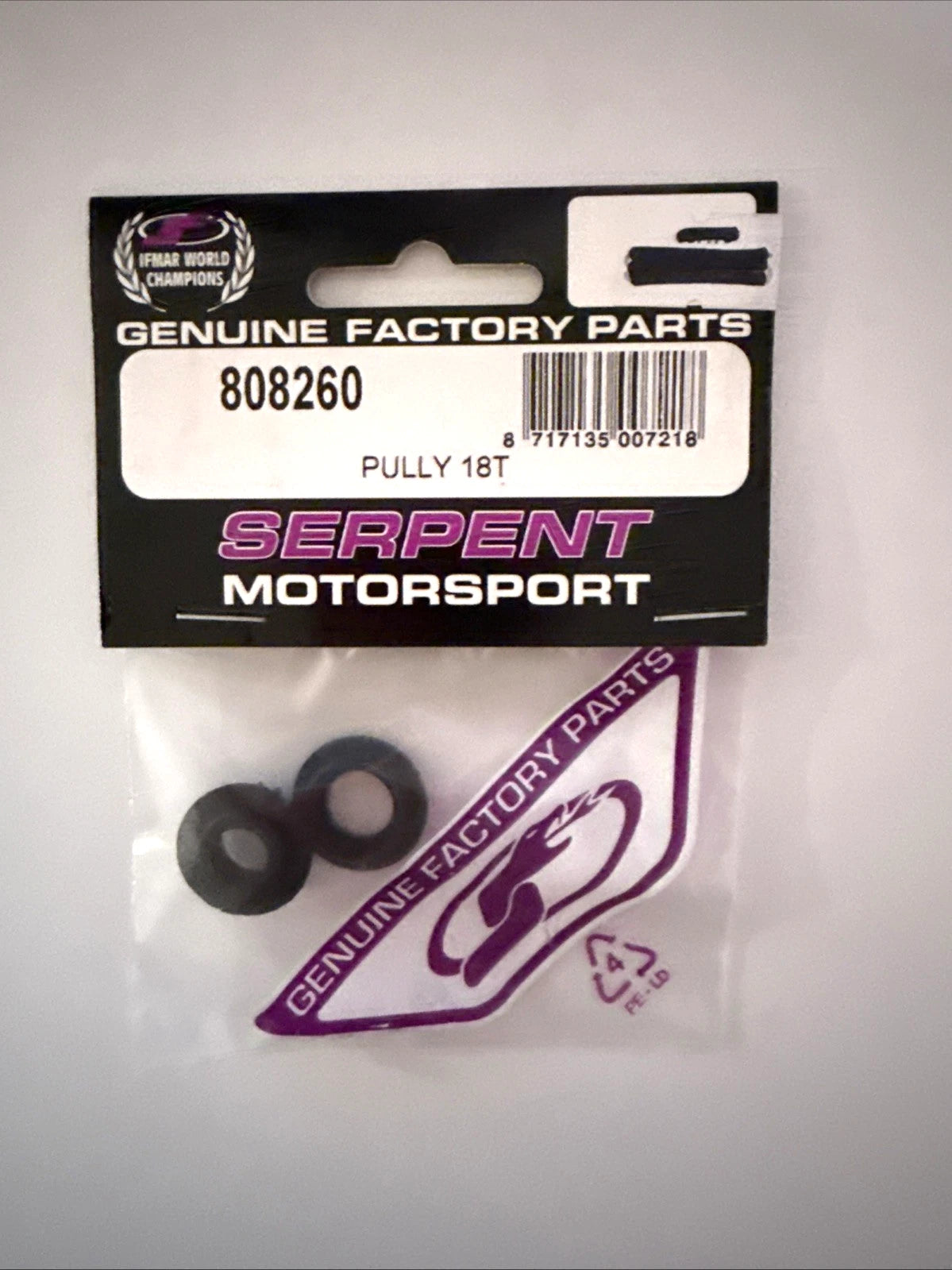 Serpent Part #SER808260 Pully 18T