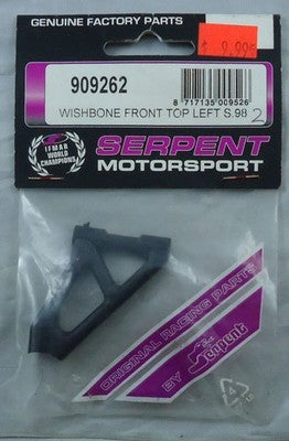Serpent Part #SER909262 Front Top Left Wishbone S.98 for Serpent Vector