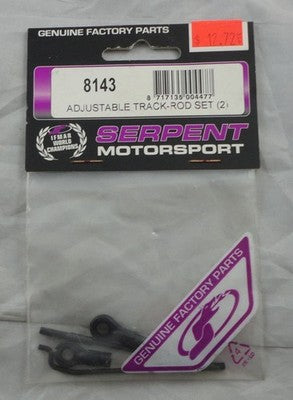 Serpent Part #SER8143 Adjustable Track-Rod Set (2)