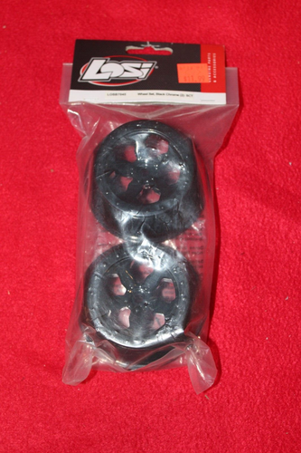 Team Losi Part #LOSB7045 Wheel Set, Black Chrome (2): SCT