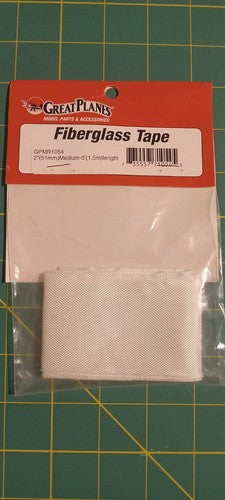 Great Planes Part #GPMR1054 Fiberglass Tape Medium 2” (51mm) x 5' (1.5m)