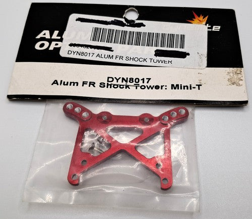 Dynamite Part #DYN8017 Aluminum Front Shock Tower for Losi Mini-T - RED