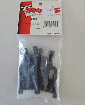 Traxxas Part #2531 Front Suspension Arms (2) Black