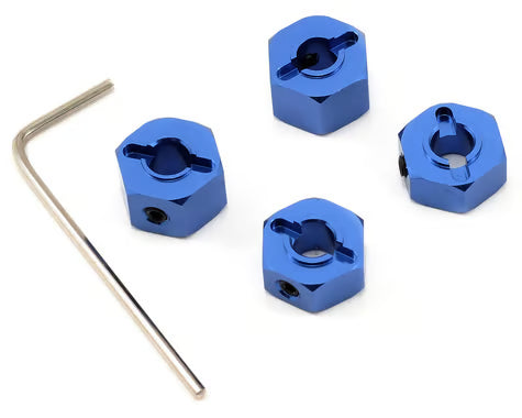 STRC Part #ST3654-12B 12mm Lock-Pin Type Hex Hub Stampede/Rustler/Bandit/Slash BLUE