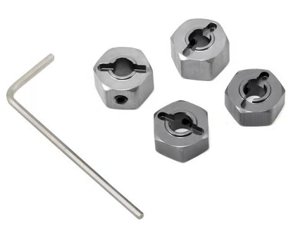 STRC Part #ST3654-12GM 12mm Lock-Pin Type Hex Hub Stampede/Rustler/Bandit/Slash GUN METAL