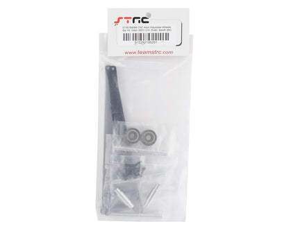 STRC Part #ST3678WBK CNC Aluminum Adjustable Wheelie Bar Kit, Slash 2wd LCG, Rustler, Bandit BLACK