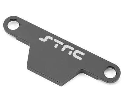 STRC Part #ST3727AGM CNC Machined Aluminum HD Battery Hold Down Plate (Rustler/Bandit) GUN METAL