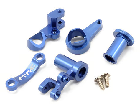 STRC Part #ST6845B Precision CNC Machinued Aluminum Steering Bellcranks Slash 4x4 BLUE