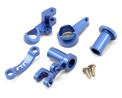 STRC Part #ST6845B Precision CNC Machinued Aluminum Steering Bellcranks Slash 4x4 BLUE