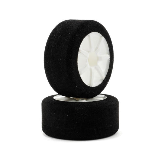 Team Associated Part #21306 1/18 Mounted Foam Tires (WHITE) (18R)
