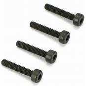 DU-BRO Part #2113 2mm x 10 Metric Socket Head Cap Screws 4ct – Black Oxide RC Hardware