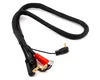 TQ Wire Part #TQ2723 XT60 2S Charge Cable w/4mm & 5mm Bullet Connector (2') (iCharger/iSDT)