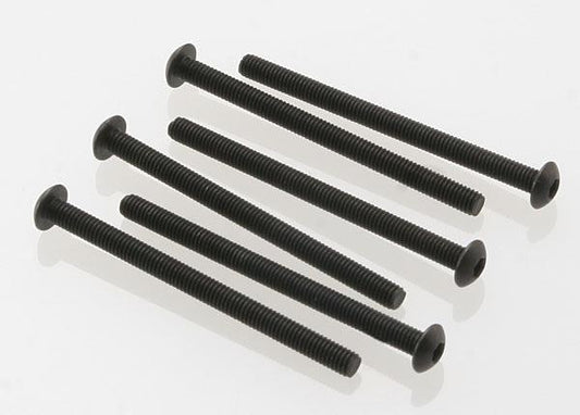 Traxxas 2592 Screws 3x40mm Button-Head Machine Hex Drive (6) - PowerHobby
