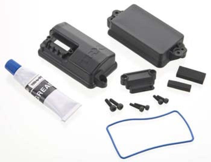 Traxxas 3628 Sealed Receiver Box Kit Slash 4X4 Rustler Stampede Bandit - PowerHobby