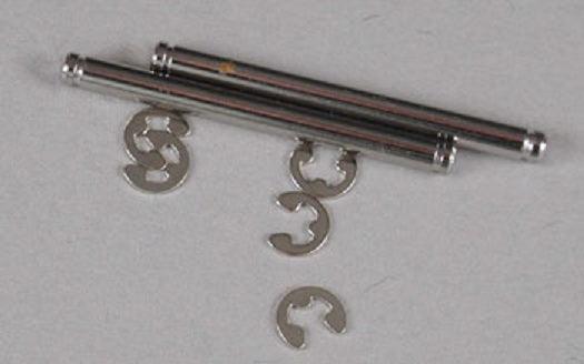 Traxxas 3740 Suspension King Pins w/ E-Clips (2) Bandit Stampede Rustler - PowerHobby