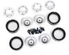 Traxxas Part #9881-SLVR 1.0” Aluminum Wheels (Silver) (4)