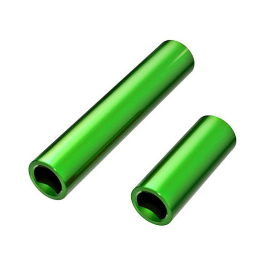 Traxxas 9752-GRN TRX-4M Aluminum Front/Rear Center Driveshafts Set Green - PowerHobby