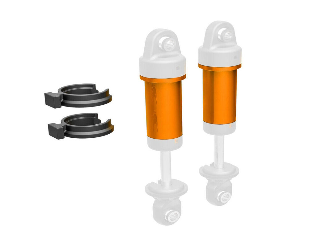 Traxxas 9763-ORNG TRX-4M Aluminum GTM Shock Body TRX-4M (2) Orange - PowerHobby