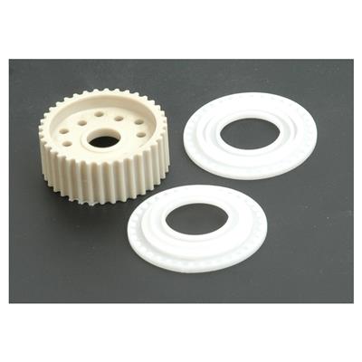 Schumacher Part #SCHU2565W Diff Pulley & Fences - Fusion
