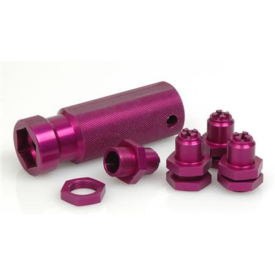Schumacher Part #SCHU2971 Alloy 23mm Hex Wheel Adaptor Set