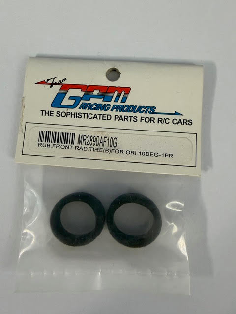 Team GPM Part #MR2890AF10G Rubber Front Radial Tire (B) for Ori 10 Deg