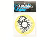 UpGrade RC Part #UPG-1649 "Vortex" Truggy Wheel Graphic Kit (Yellow/Black)